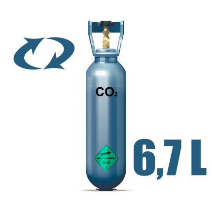 Dwutlenek węgla 5 kg w butli 6,7 L
